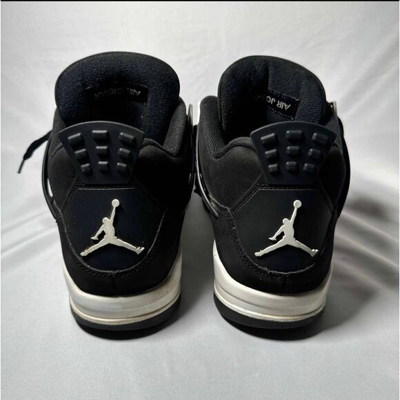 Size 10.5 - Nike Air Jordan 4 Retro White Thunder Men\'s Shoes Ships Now main image 3